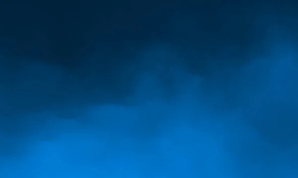Синий Дым Изолированный Черном Цвете Темном Фоне Ужаса Использование Концептуального — стоковое фото