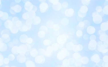 Mavi beyaz odak bulanık arka plan. Arkaplan ve duvar kağıdı Noel için soyut bokeh yumuşak ışık gradyanı.