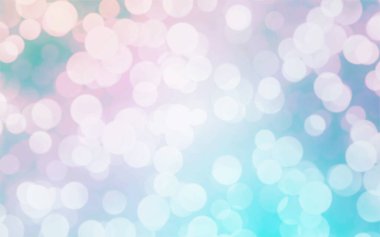 Arkaplan ve duvar kağıdı için pastel bokeh ışıkları olan renkli soyut arkaplan