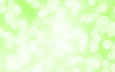 Yeşil, beyaz, odak noktası bulanık arka plan. Grafik tasarımı poster pankartı ve arkaplan ile kavram ekolojisi için soyut bokeh yumuşak ışık gradyanı.