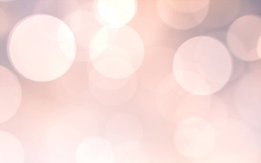 Sevgililer Günü konsepti için arka planda Bokeh ışıkları olan lüks pembe bulanık arka plan.