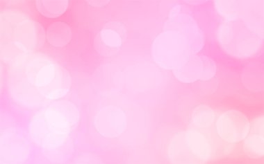 Sevgililer Günü konsepti için arka planda Bokeh ışıkları olan lüks pembe bulanık arka plan.