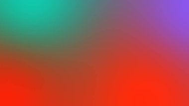 Soyut eğimli yeşil turuncu ve mor yumuşak renkli arkaplan. Mobil uygulama için modern yatay tasarım.