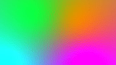 Soyut turuncu, yeşil ve mor ışık, neon, yumuşak cam, arkaplan, rengarenk renklerde..