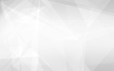 Soyut beyaz ve gri çokgen üçgen desenli arka plan. 3d resimleme
