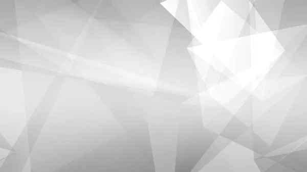 Abstract white and gray polygon triangle pattern background. 3d render illustration
