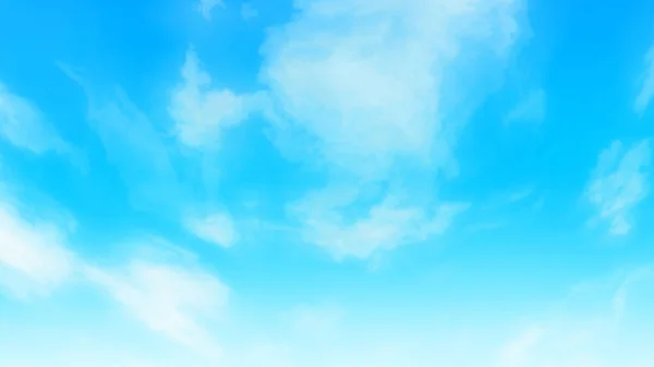Блакитне Небо Хмарним Фоном — стокове фото