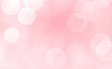 Sevgililer Günü konsepti için arka planda Bokeh ışıkları olan lüks pembe bulanık arka plan.