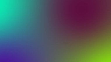 Soyut yeşil mavi ve mor yumuşak renkli arkaplan. Mobil uygulama için modern yatay tasarım.