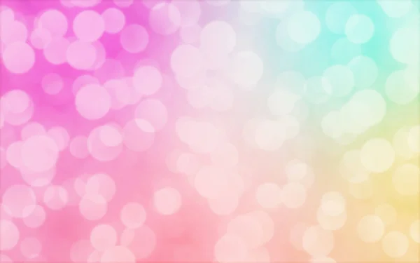 Colorful abstract background with pastel bokeh lights for background and wallpaper