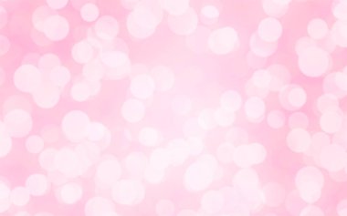 Sevgililer Günü konsepti için arka planda Bokeh ışıkları olan lüks pembe bulanık arka plan.