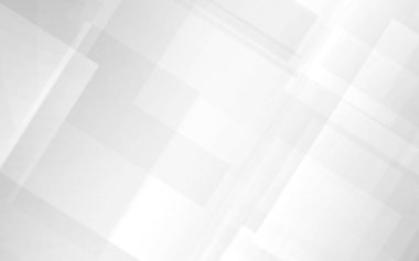 Soyut beyaz ve gri çokgen kare gradyan arkaplan. Konsept tasarım teknolojisi ve modern alanla. 3d resimleme.