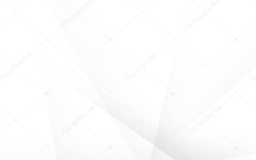 Abstract geometric white and gray Background. with space for concept design Technology and modern.