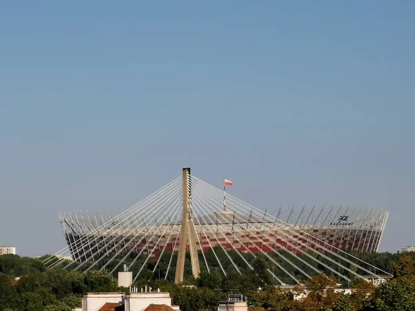 National Stadium Warsaw Poland 2020 Photo Taken August 2020 Huawei — Stock Photo, Image