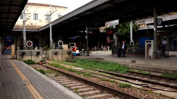 Vista Desde Estación Tren Italiana — Vídeos de Stock