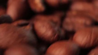 Kavrulmuş kahve çekirdekleri.