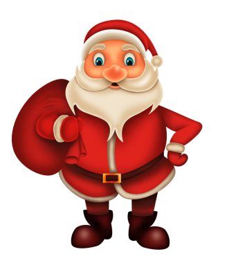  Neşeli Noel mutlu Noel Baba ile rendeer