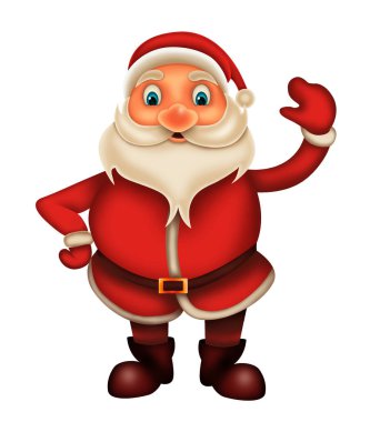  Neşeli Noel mutlu Noel Baba ile rendeer