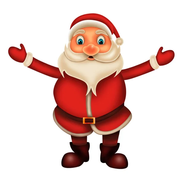 Merry Christmas Happy Christmas Santa Rendeer — Stock Photo, Image