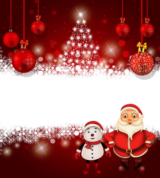 Feliz Navidad Feliz Navidad Santa Con Rendeer Alegre Santa Claus —  Fotos de Stock