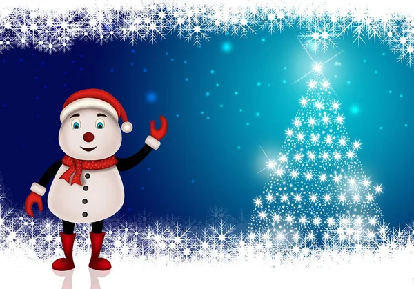 Merry Christmas Happy Christmas Santa Rendeer Cheerful Santa Claus Elvis — Stock Photo, Image