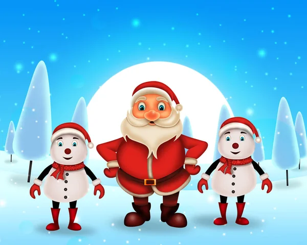 Wesołych Świąt Happy Christmas Santa Rendeer Wesoły Santa Claus Elvis — Zdjęcie stockowe