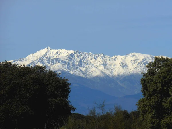 Fantastický Výhled Vrchol Sierra Gredos — Stock fotografie