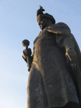 Cherkasy şehrinde Bogdan Khmelnitsky anıtı