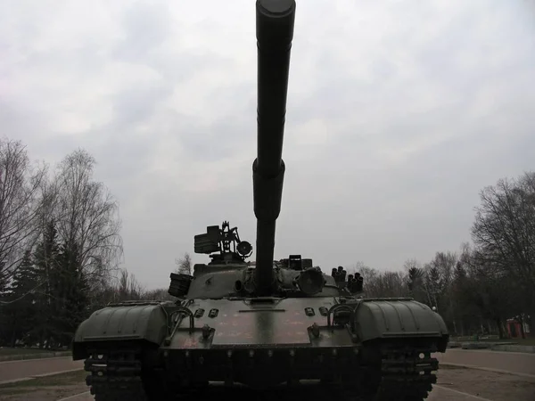 Monumen Untuk Tank Taman Tahun Kemenangan Kota Cherkasy — Stok Foto