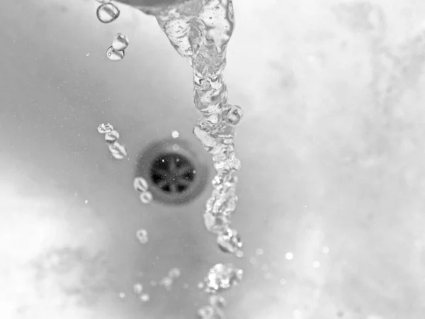 Waterdruppels Badkamer — Stockfoto