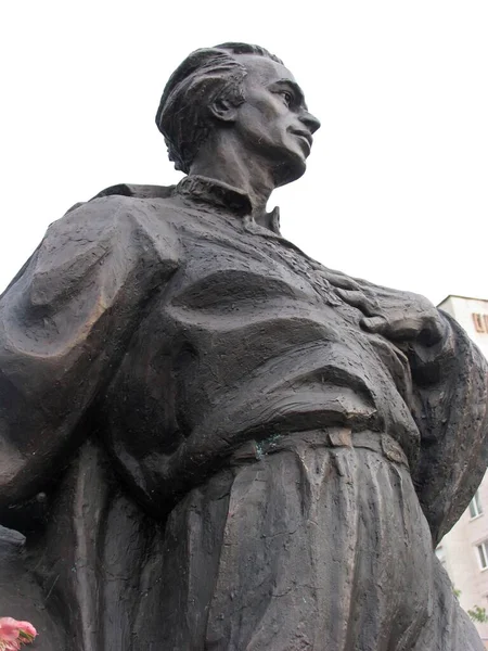 Памятник Василию Симоненко Городу Черкассы — стоковое фото