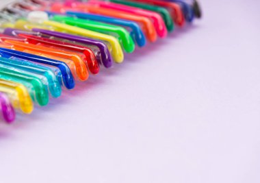 Jel kalemler çeşitli renk kümesi