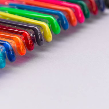 Jel kalemler çeşitli renk kümesi