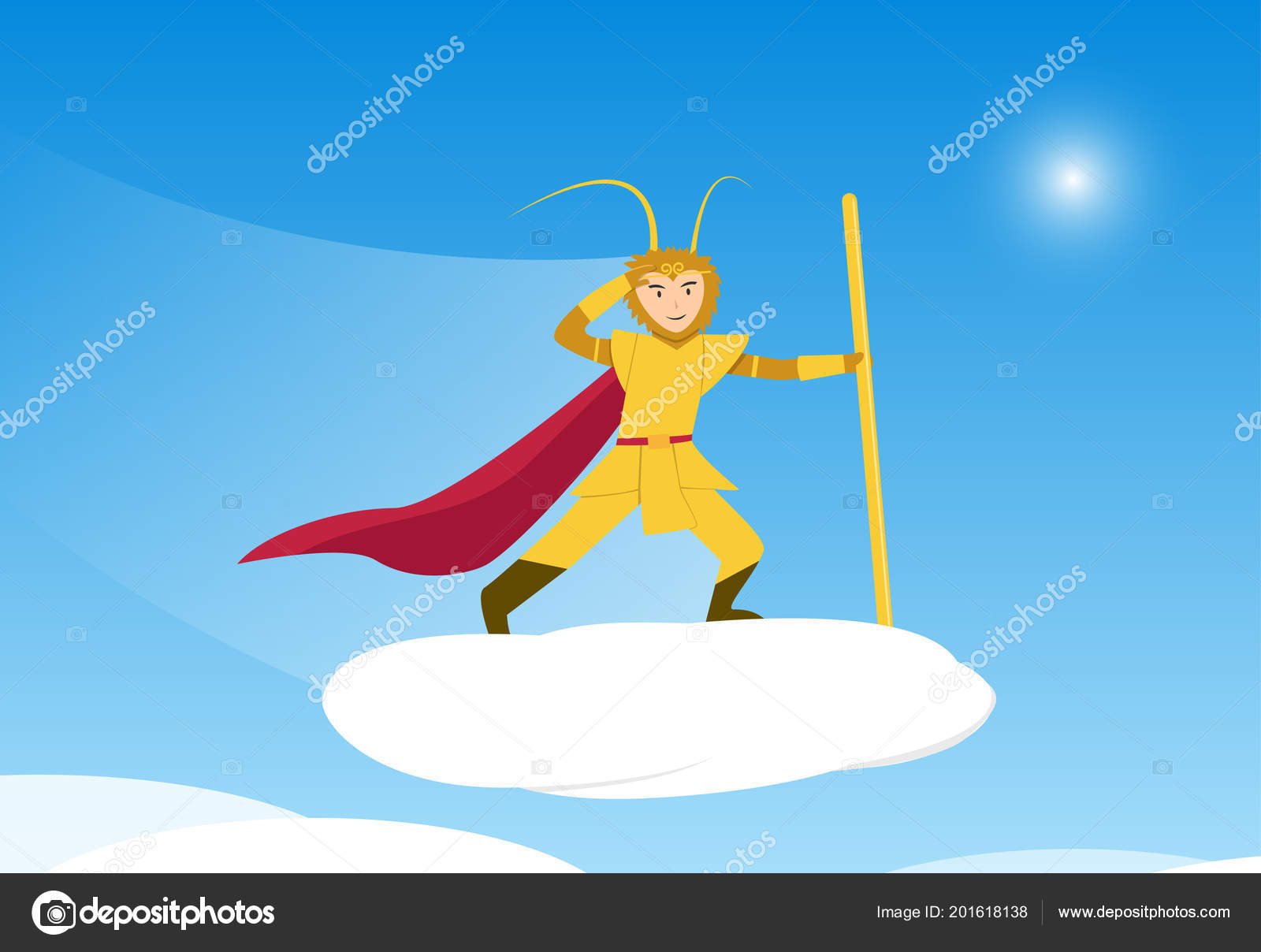Sun Wukong Monkey King Cloud Traveling Sky Vector Art Stock Vector Image By C Jiaking1 Sun Wukong Monkey King Cloud Traveling Sky Vector Art Stock Vector Image By C Jiaking1