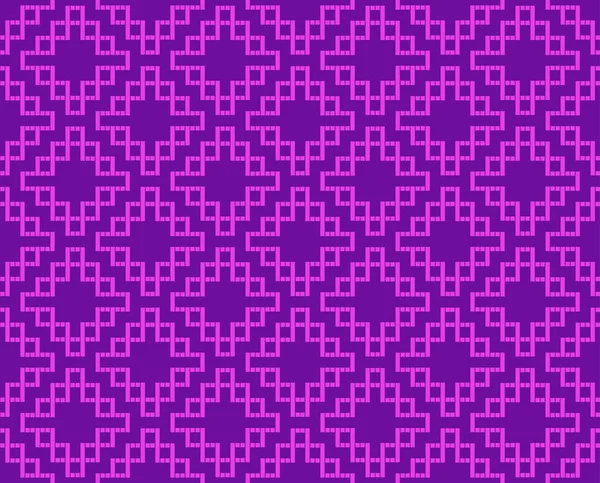 Motif Tissage Thaï Sans Couture Dans Style Géométrique Art Vectoriel — Image vectorielle