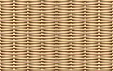 Sorunsuz 3B rattan desen, vektör sanat tasarımı örgü