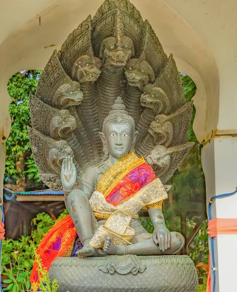 Estatua de Shiva negra en estilo tailandés —  Fotos de Stock