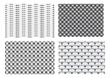 Doku vektörü için pürüzsüz 3d dokuma deseni
