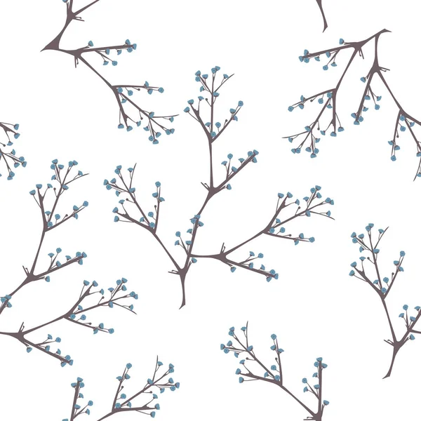 Mignon Motif Floral Dans Petite Fleur Empreinte Soignée Motifs Dispersés — Image vectorielle