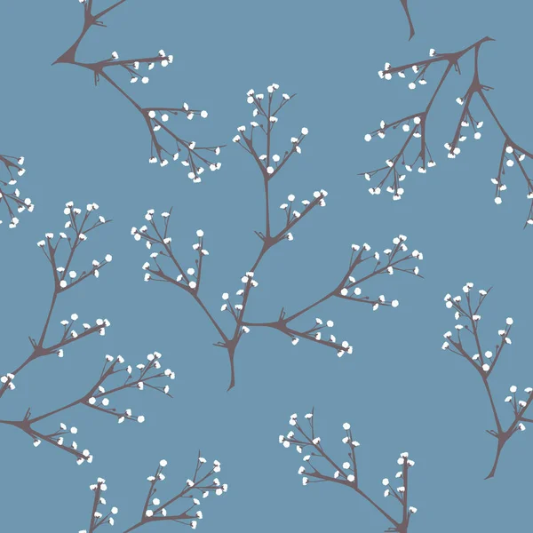 Roztomilý Květinový Vzor Malé Květiny Ditsy Tisk Motivy Roztroušených Náhodně — Stockový vektor