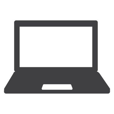 Dizüstü raster simgesi. Bilgisayar işaret, sembol