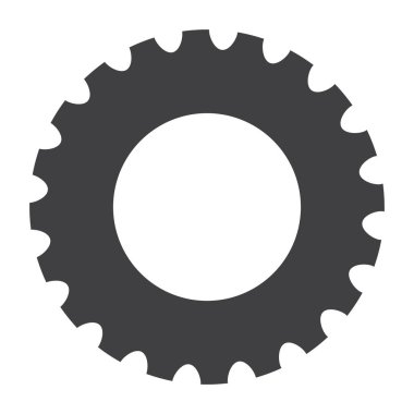 Dişli raster simgesi. Mekanizması işaret, sembol