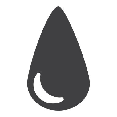 Damla raster simgesi. Su işareti veya simge