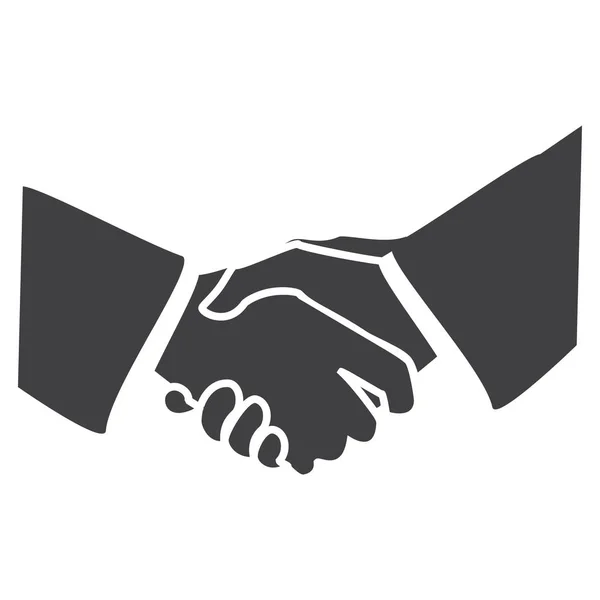 Raster Ikona Handshake Obchod Finance Partnerství Symbolů Znamení Koncept — Stock fotografie
