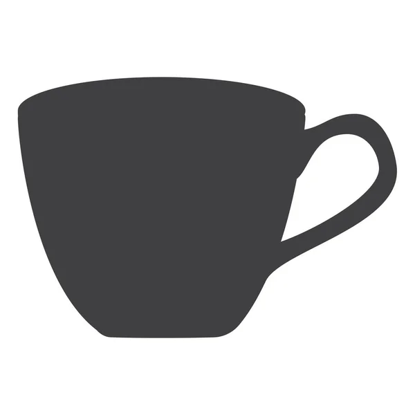 Kahve Fincanı Raster Simgesi Şaret Için Sembol Çay Fincanı — Stok fotoğraf