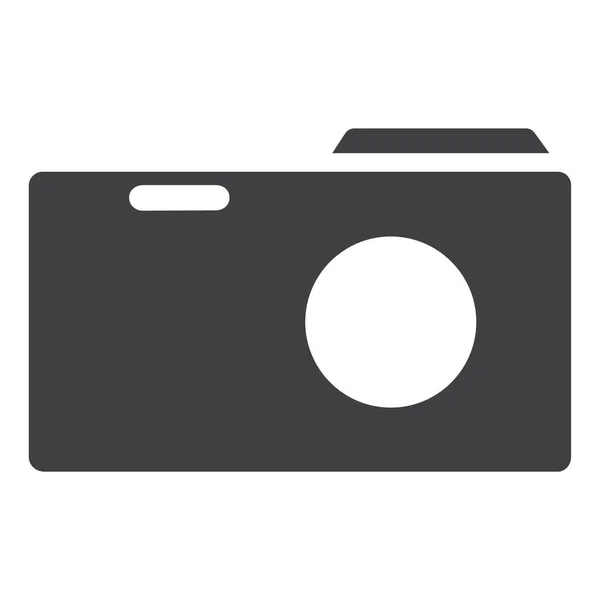 ラスター カメラ アイコン フラット スタイルのレトロやヴィンテージ写真カメラ スナップショット — ストック写真