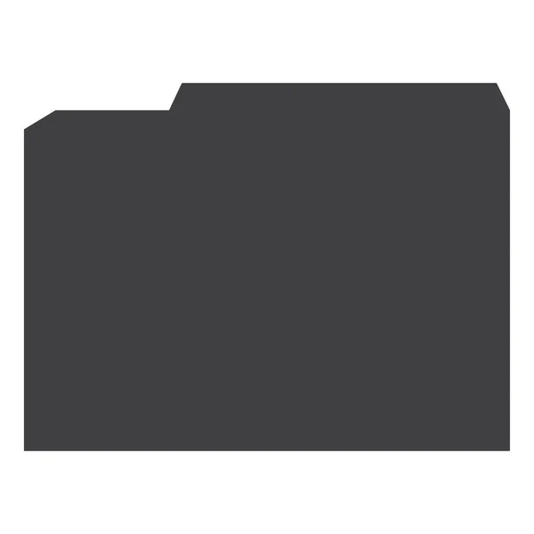 Simple Flat File Folder Raster Icon File Sign Symbol — Stock Photo, Image