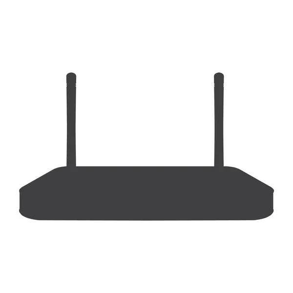 Router Modem Elszigetelt Antenna Raszteres Ikonnal — Stock Fotó