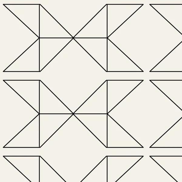 ラスターのパターン モノクロ トレリスとモダンなスタイリッシュなテクスチャです 幾何学的三角形格子を繰り返します シンプルなグラフィック デザイン 流行のヒップスター神聖幾何学 — ストック写真