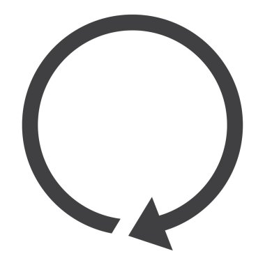 Yeniden, güncelleştirmek, raster simgesi yenilemek, düğme. Ok işareti geri dönüşüm, sembol.